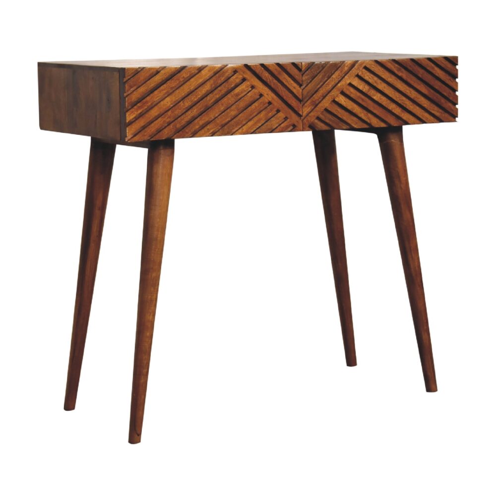 Chestnut Lille Console Table dropshipping