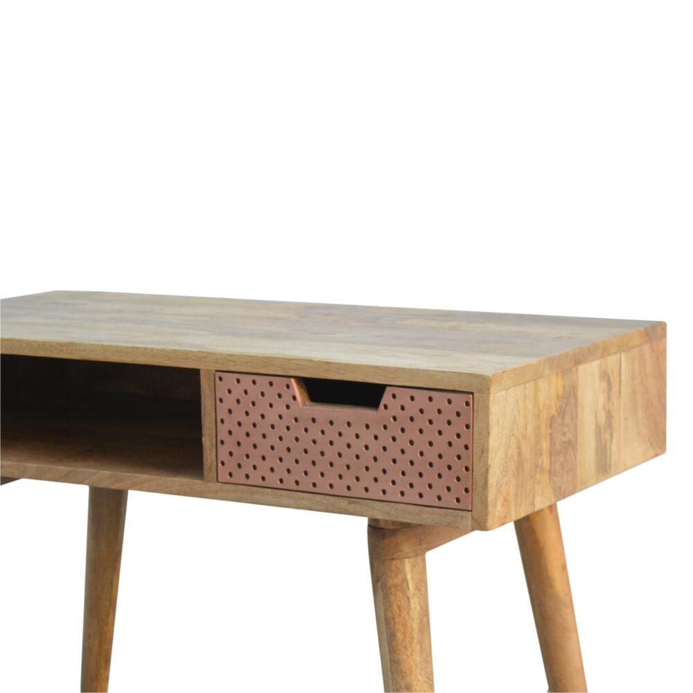 Perforated Copper Writing Desk for resell