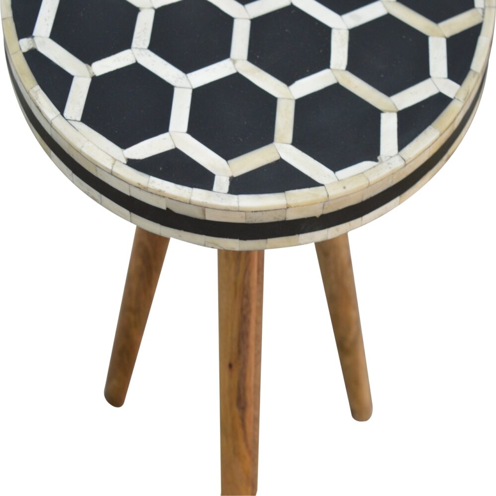 Bone Inlay Tripod Stool dropshipping