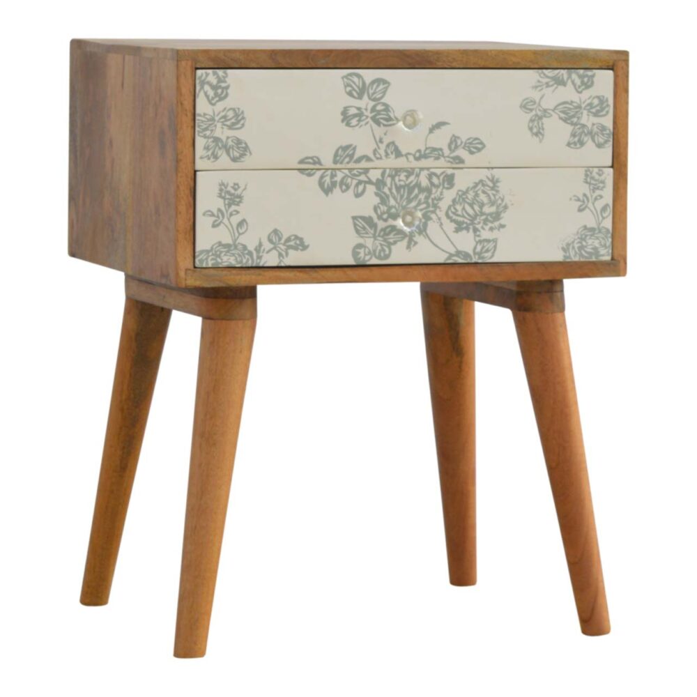 wholesale Green Floral Screen Printed Bedside for resale