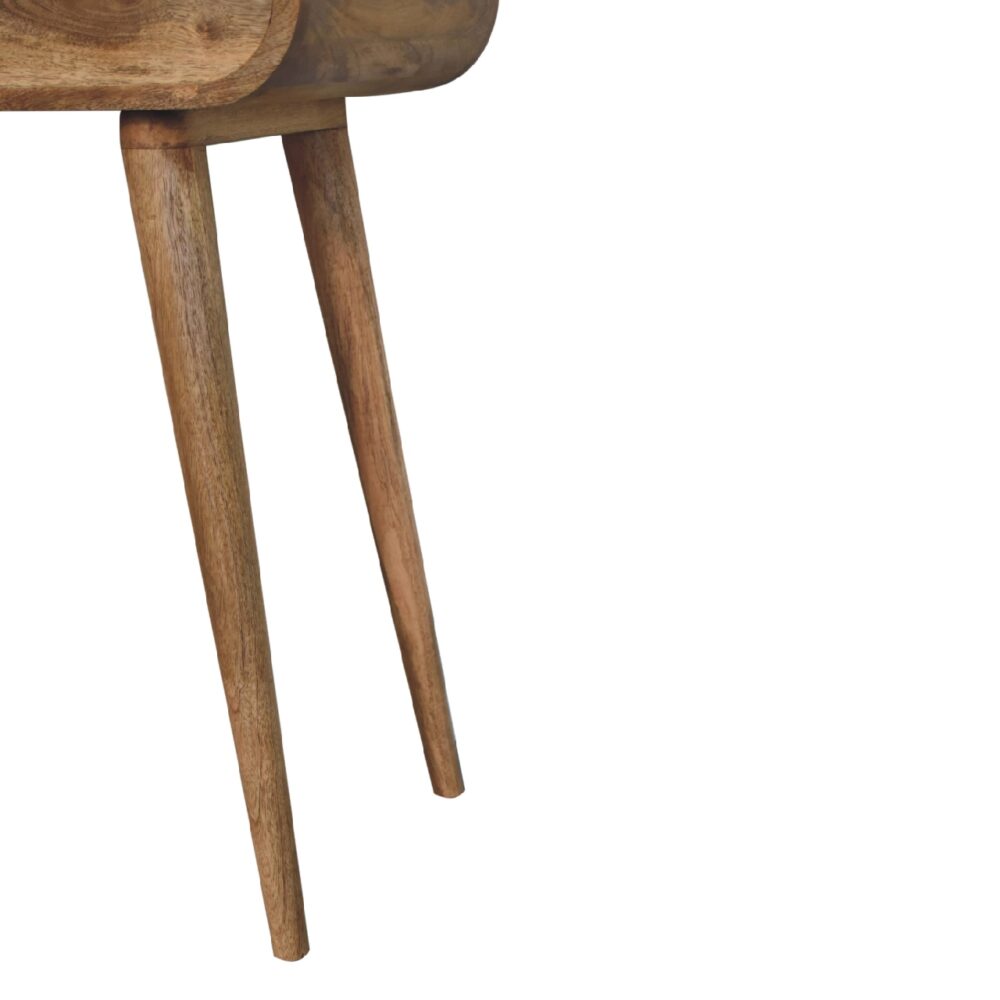 bulk Mini Oak-ish Dressing Table with Foldable Mirror for resale
