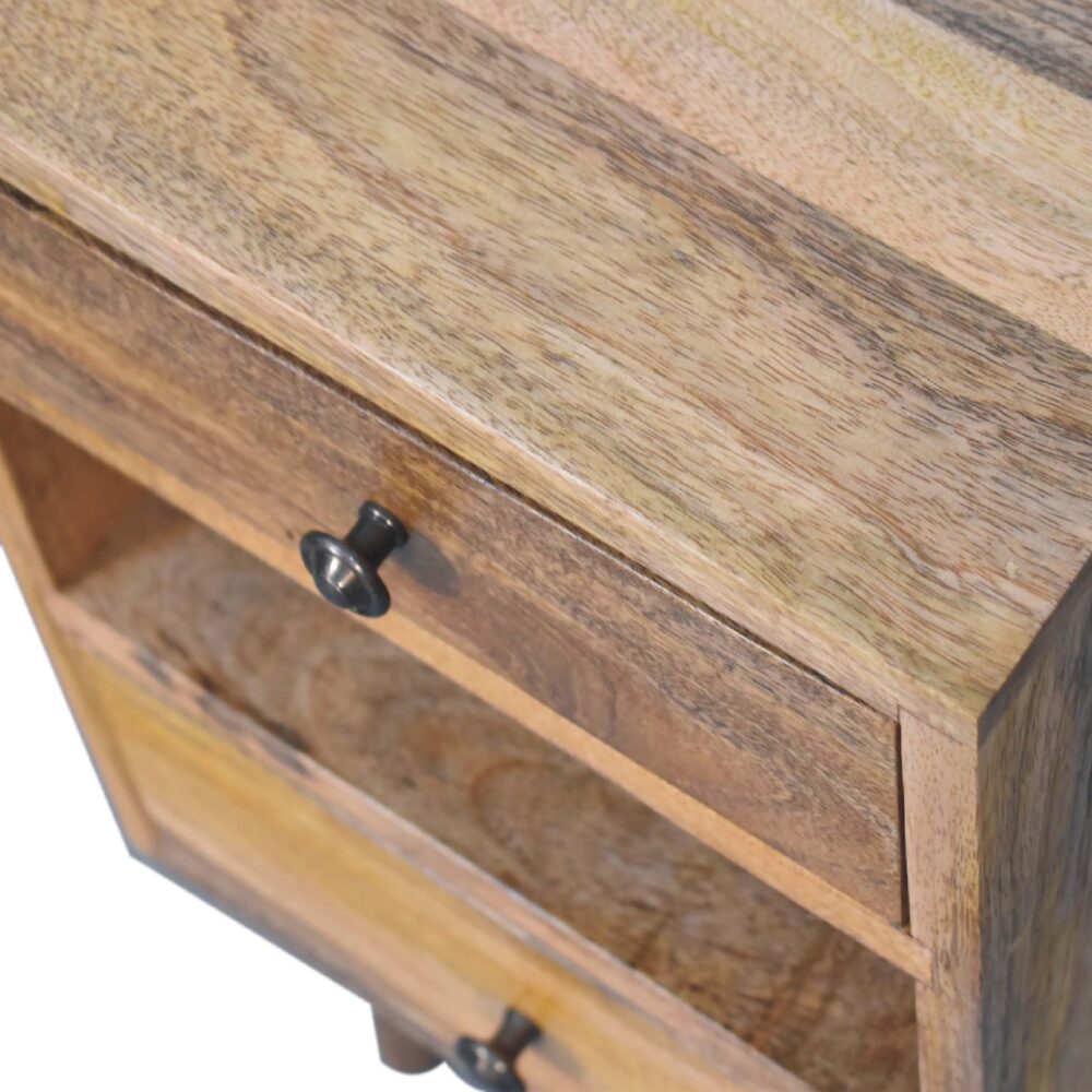 Mini Classic Multi Oak-ish Bedside for resell