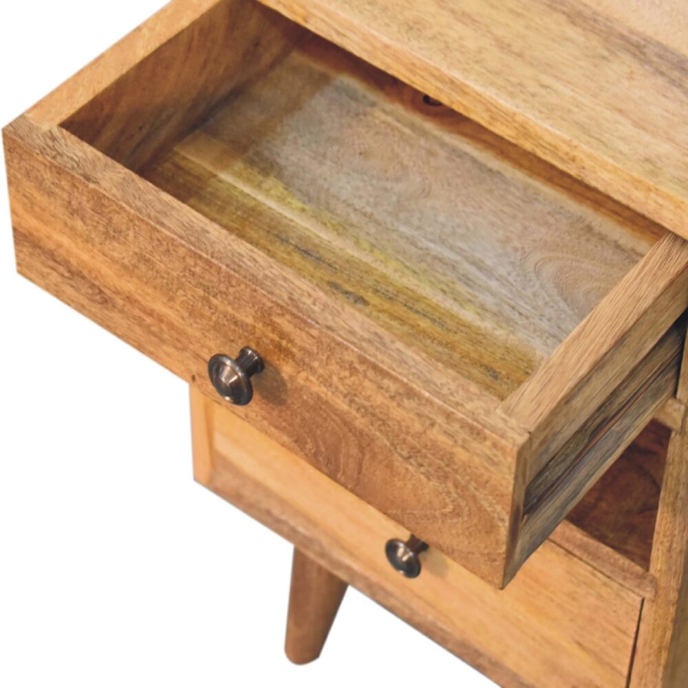 Mini Classic Multi Oak-ish Bedside for reselling