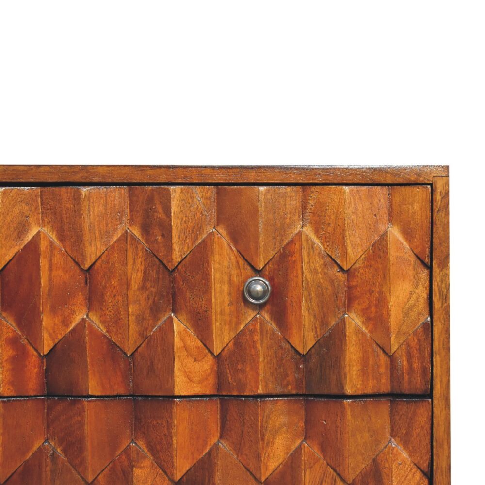 wholesale Pineapple Chestnut Carved Chest for resale