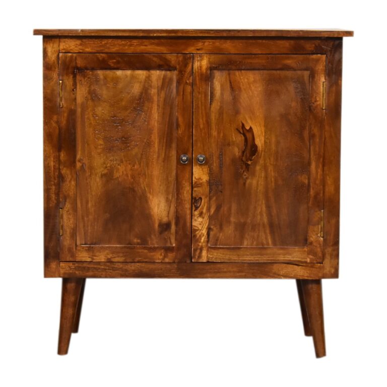Chestnut Solid Wood Nordic Style Cabinet for resale