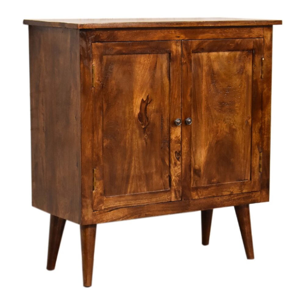 Chestnut Solid Wood Nordic Style Cabinet dropshipping