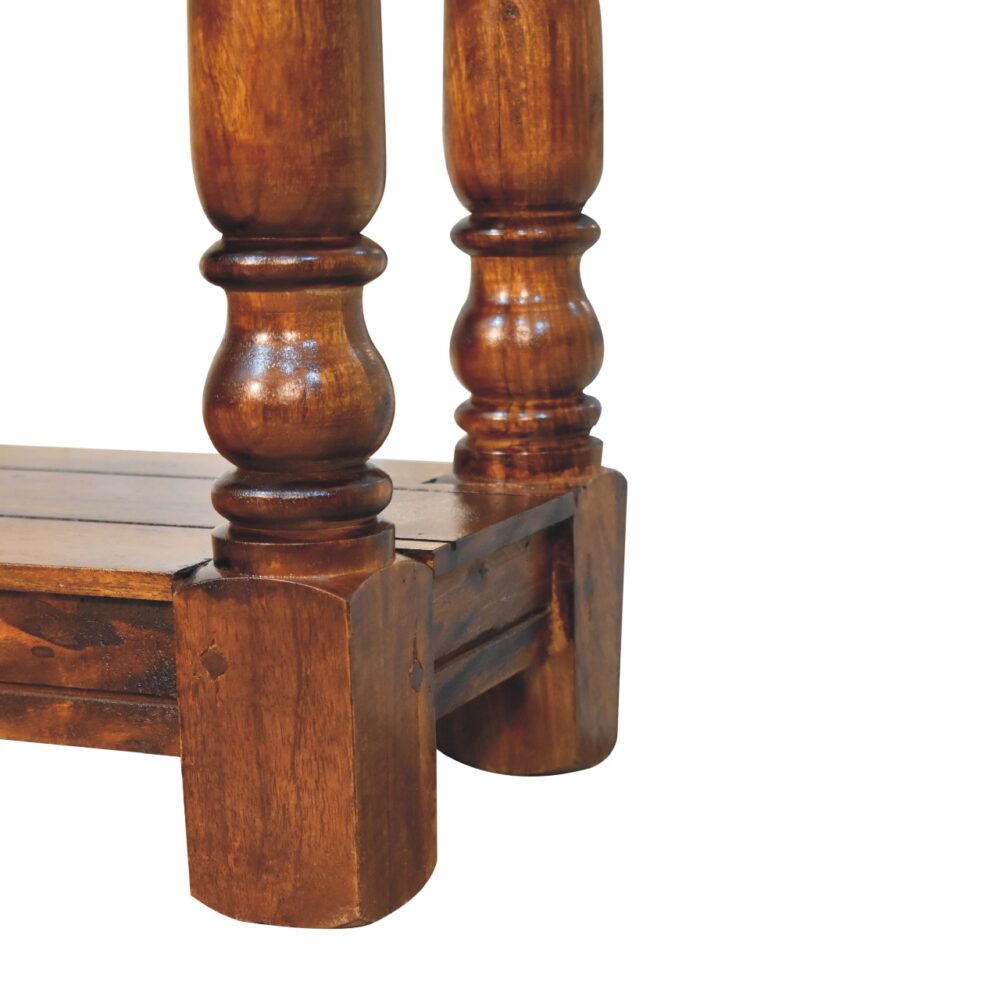 Chestnut 4 Drawer Console Table for wholesale