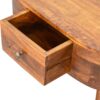 Mini Chestnut Rounded Coffee Table for wholesale