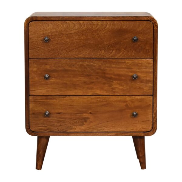 Mini Curved Chestnut Chest for resale