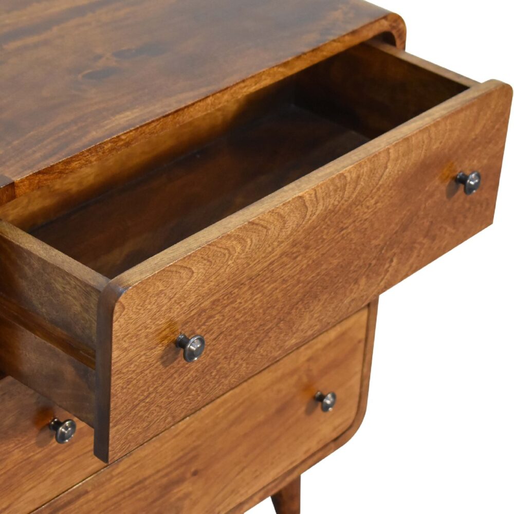 Mini Curved Chestnut Chest for reselling