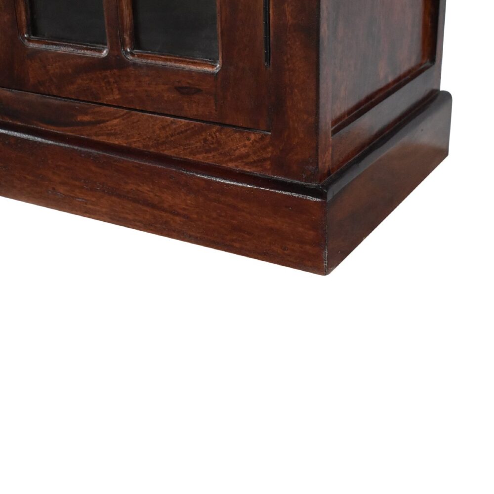 Large Cherry Sideboard with 4 Glazed Doors for wholesale
