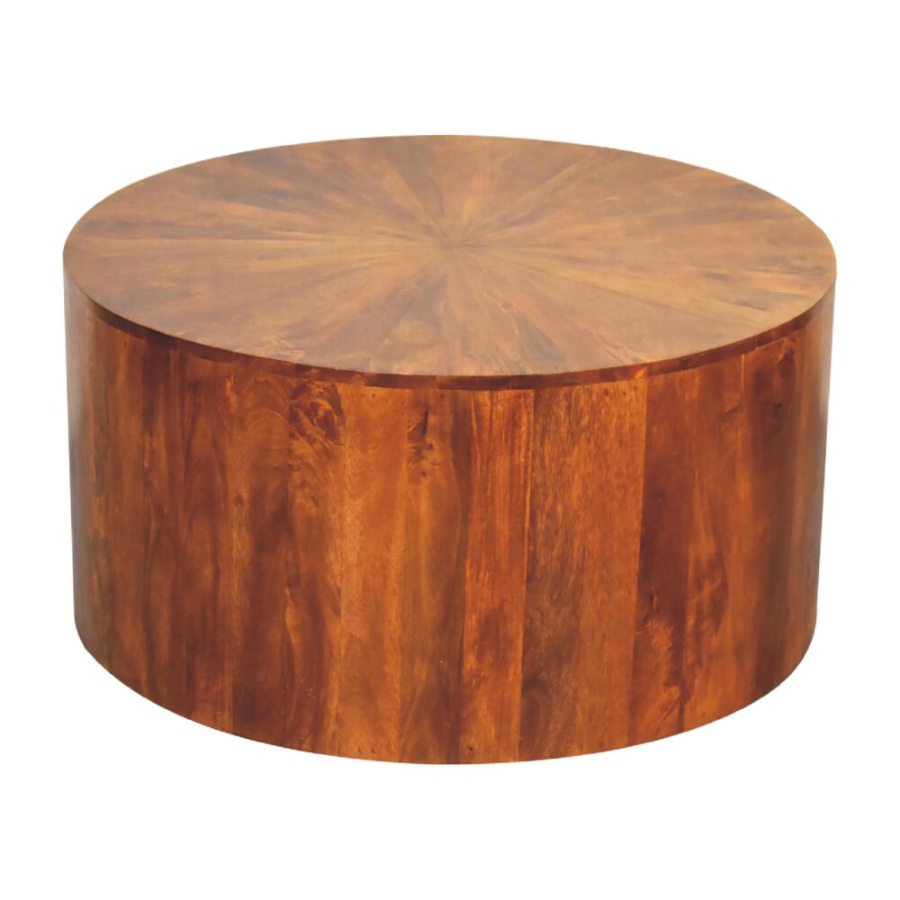 wholesale Chestnut Round Wooden Coffee Table for resale