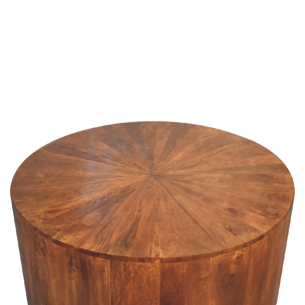 wholesale Chestnut Round Wooden Coffee Table for resale