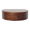IN3353 - Wall Mounted Rounded Chestnut Bedside wholesalers