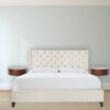 bulk IN3353 - Wall Mounted Rounded Chestnut Bedside for resale