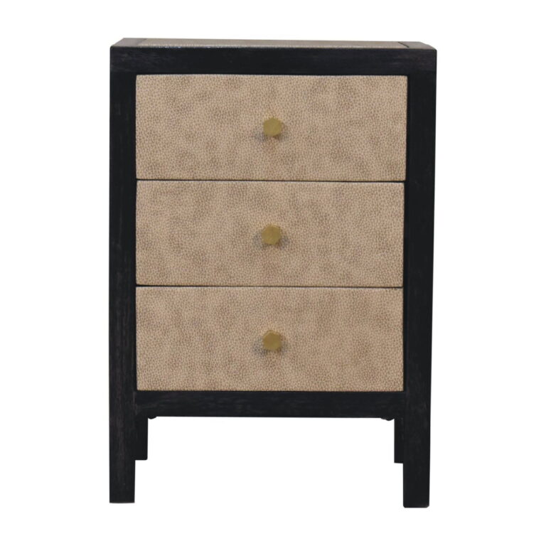IN3355 -Mini Faux Leather Bedside for resale
