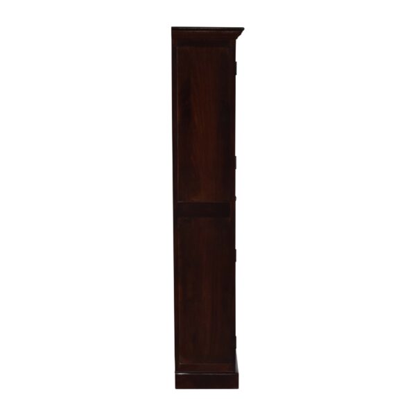 in3365 cherry tall cabinet with glazed doors