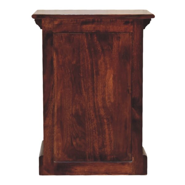 in3369 cherry bedside with glazed door
