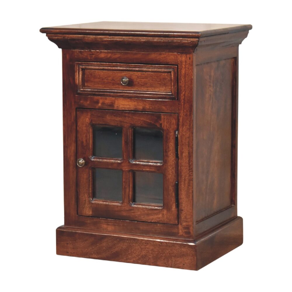 wholesale Cherry Bedside with Glazed Door for resale