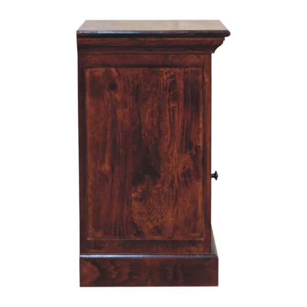 in3369 cherry bedside with glazed door