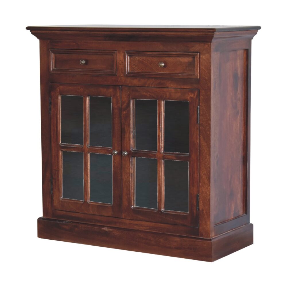 wholesale Cherry Cabinet with Glazed Doors for resale
