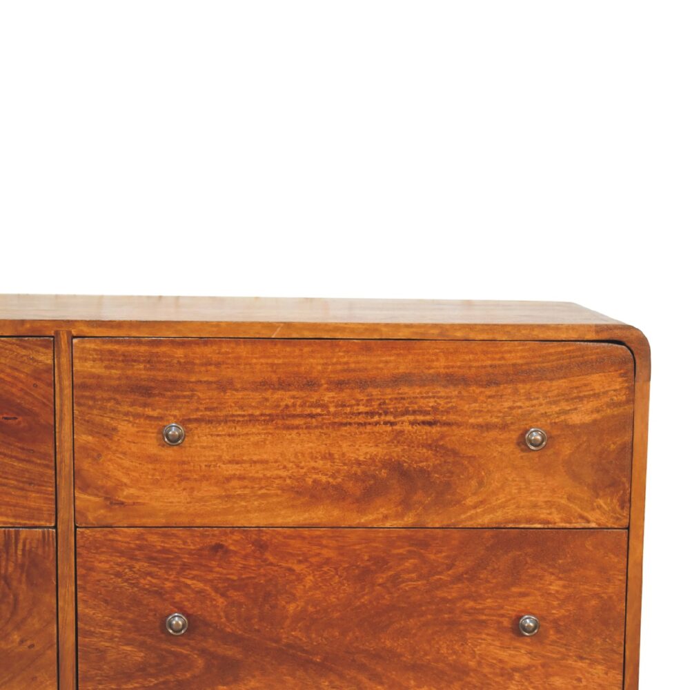 wholesale IN3404 - Large Curved Chestnut Chest for resale