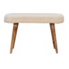 IN3435 - Boucle Cream Nordic Bench for resale