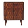 IN3439 - Chestnut Pineapple Carved Cabinet wholesalers