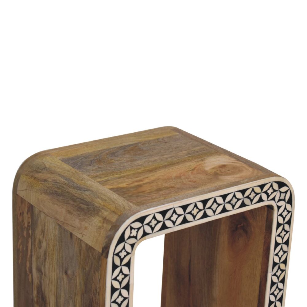 Edessa Bone Inlay End Table for resell