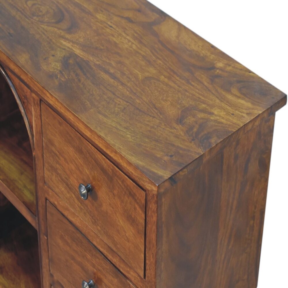wholesale IN3394 -Chestnut Mixed Open Cabinet for resale