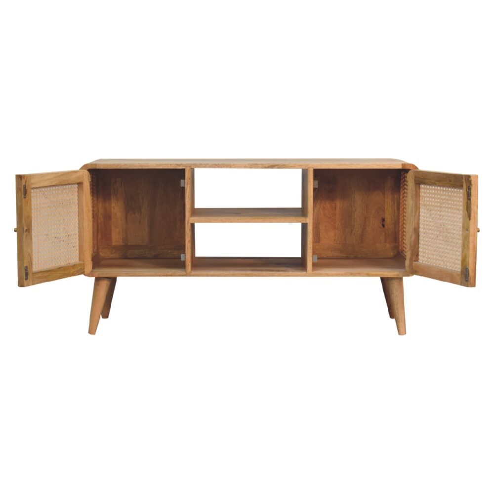 IN3398 - Larrisa Woven Media Unit dropshipping