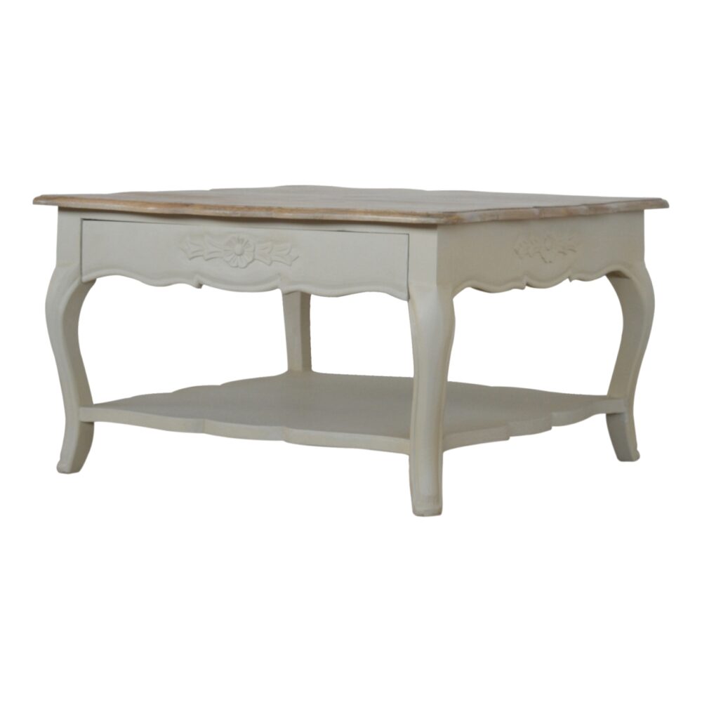 Amberly Carved Coffee Table for wholesale