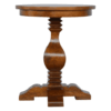 Mango Wood Round Pedestal Occasional Tea Table for reselling