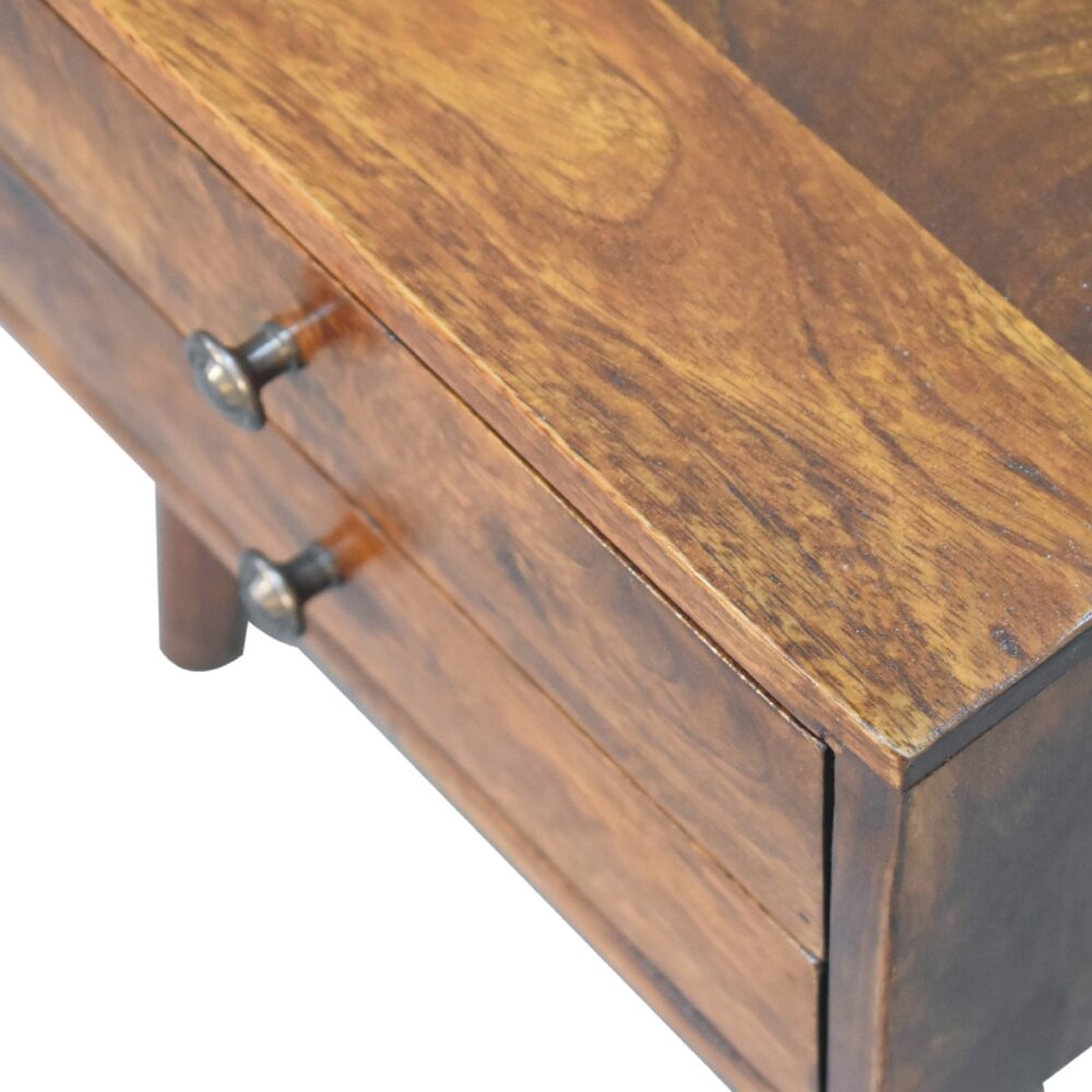 Mini Chestnut Modern Solid Wood Bedside for resell