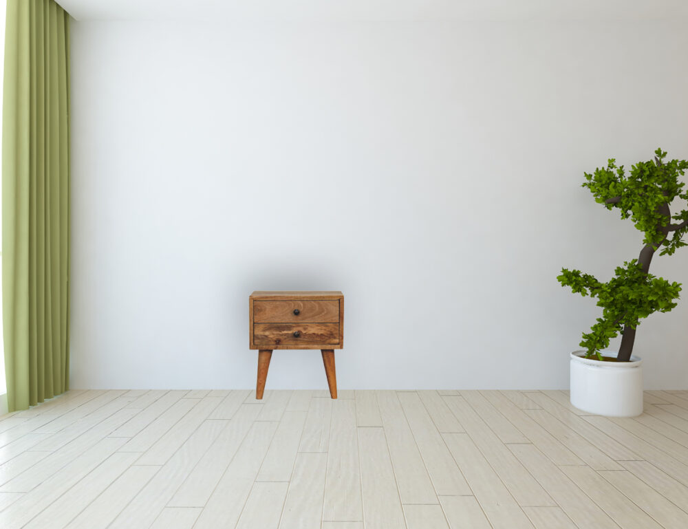 Mini Oak-ish Modern Solid Wood Bedside wholesalers