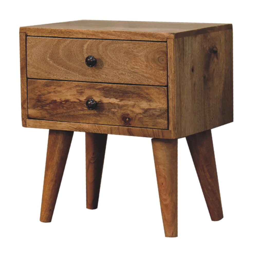 Mini Oak-ish Modern Solid Wood Bedside for resell