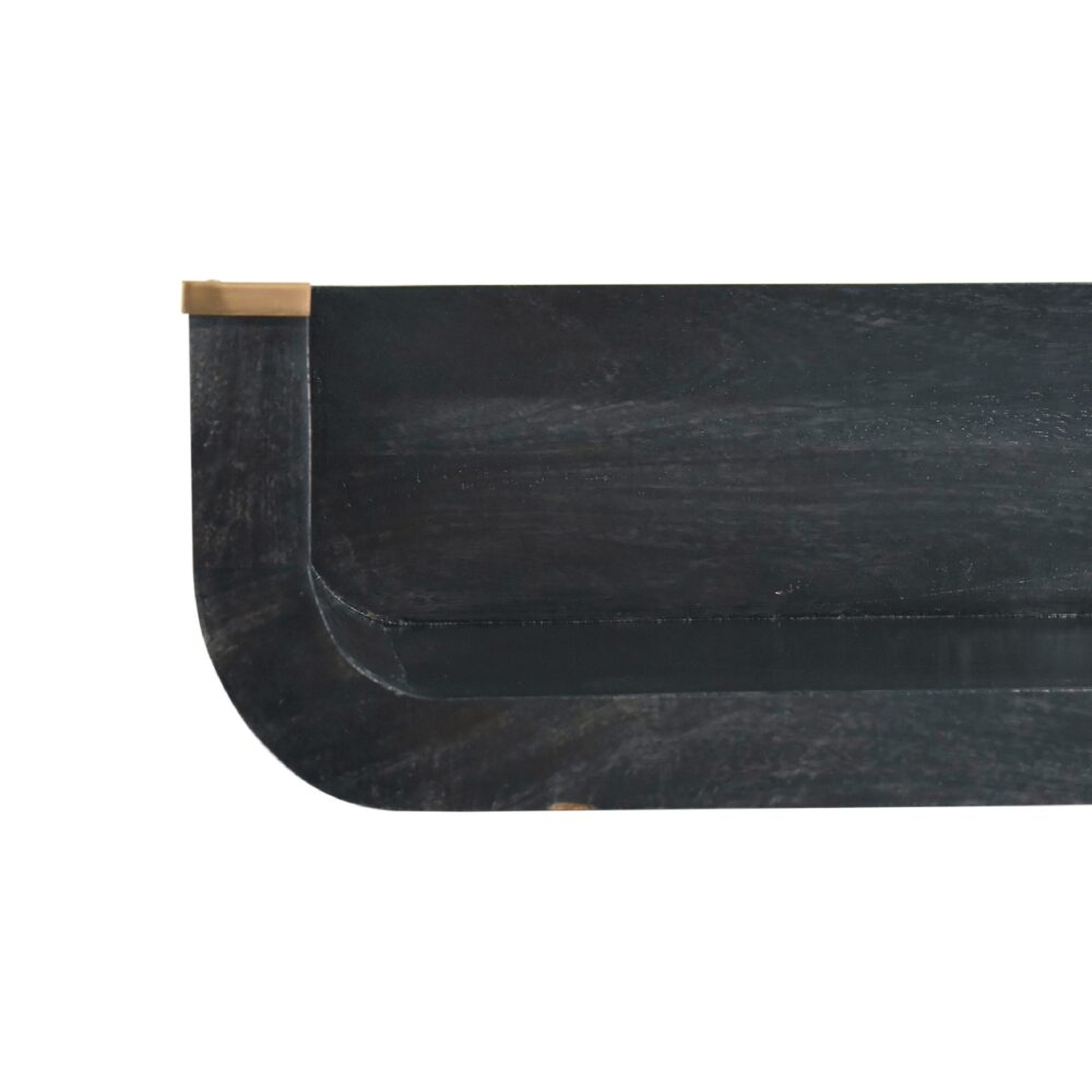 Indira Ash Black Floating Console Table for reselling