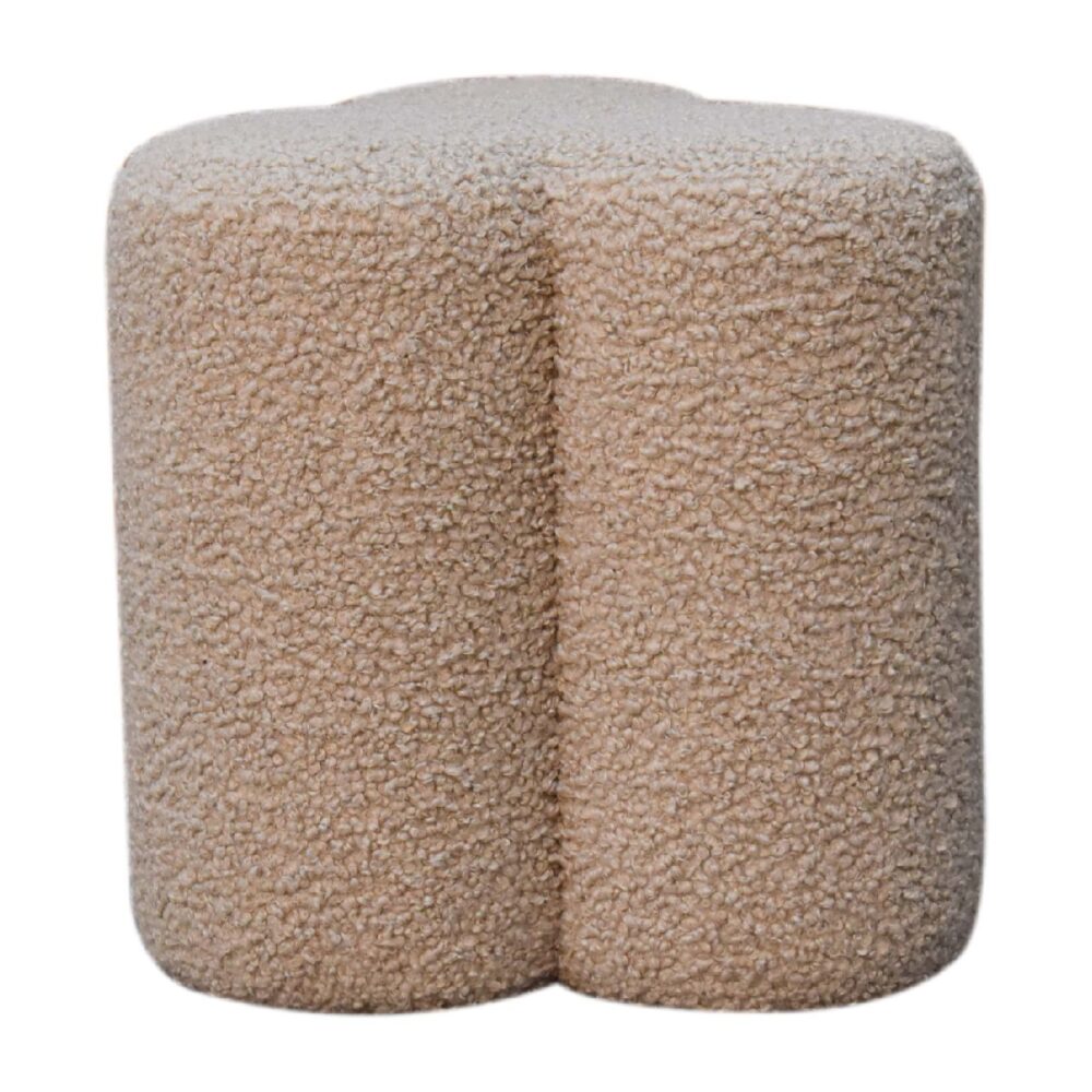 Mud Boucle Clover Footstool wholesalers