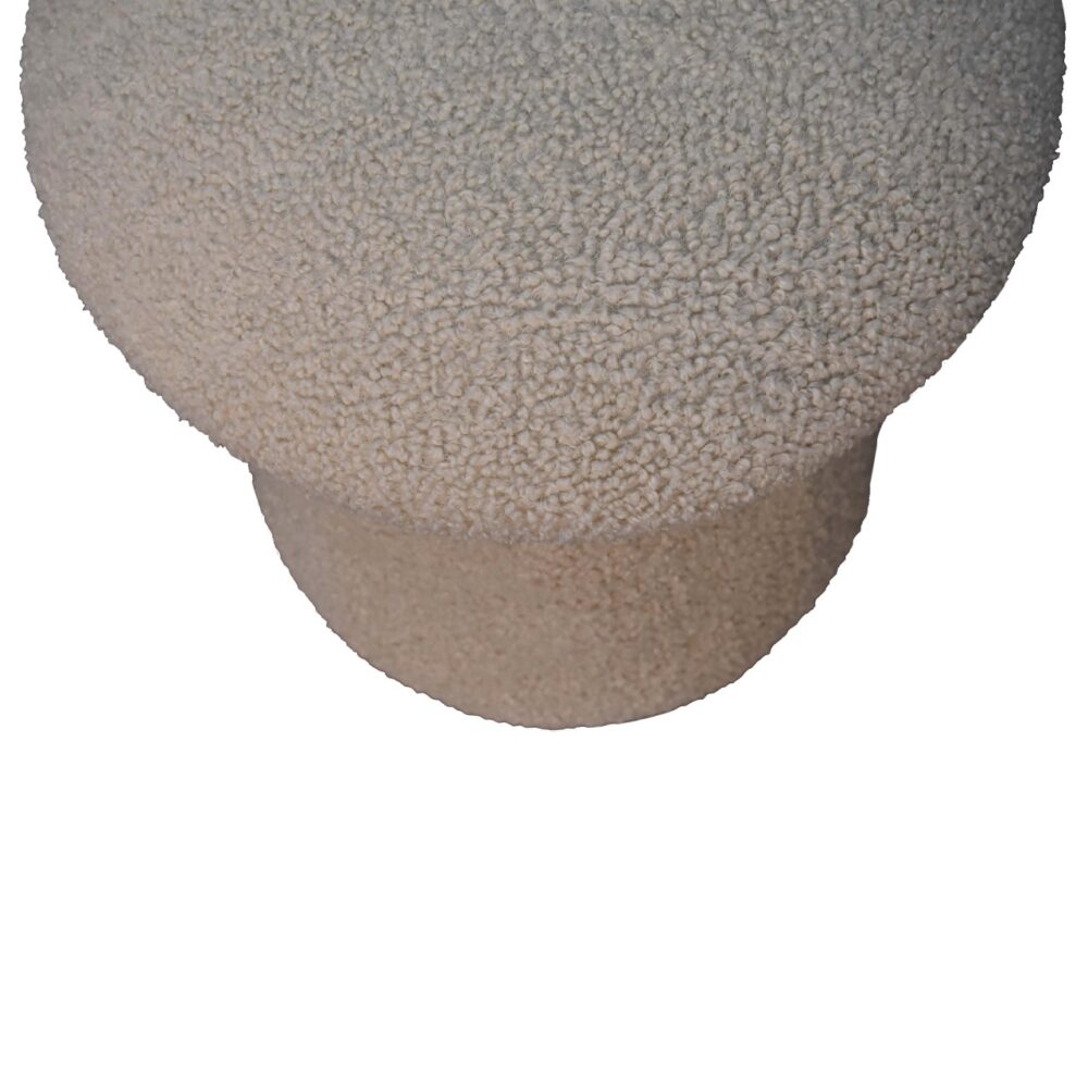 wholesale Cream Boucle Mushroom Footstool for resale