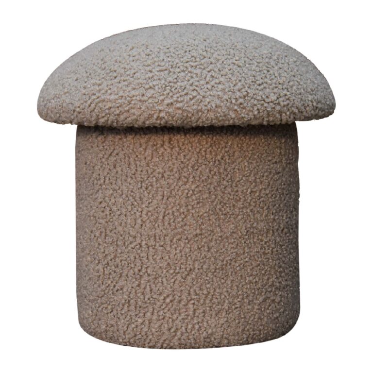 Mud Boucle Mushroom Footstool for resale