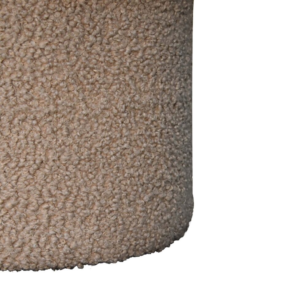 Mud Boucle Mushroom Footstool for reselling