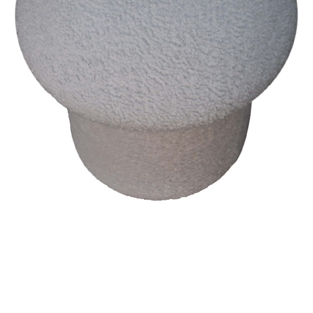 wholesale White Boucle Mushroom Footstool for resale