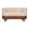 Boucle Cream Buffalo Small Sofa for resale