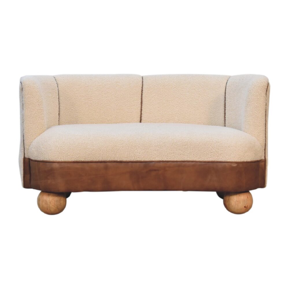 Boucle Cream Buffalo Small Sofa wholesalers