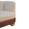 Boucle Cream Buffalo Small Sofa for resell