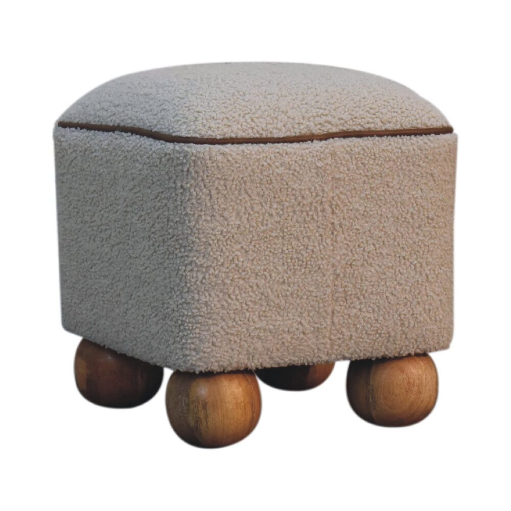 wholesale Serenity Square Footstool with Ball Feet for resale