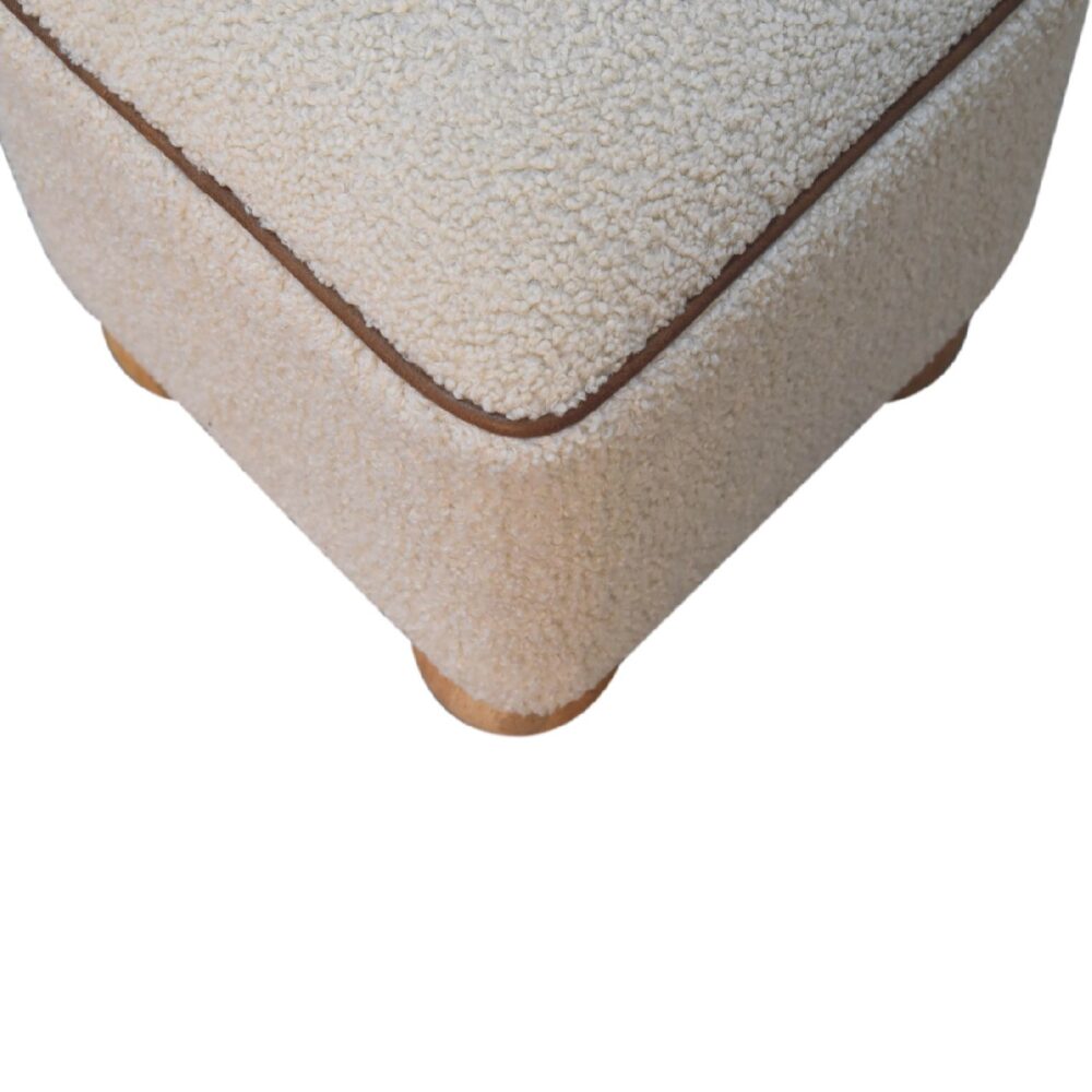 Serenity Square Footstool with Ball Feet for resell
