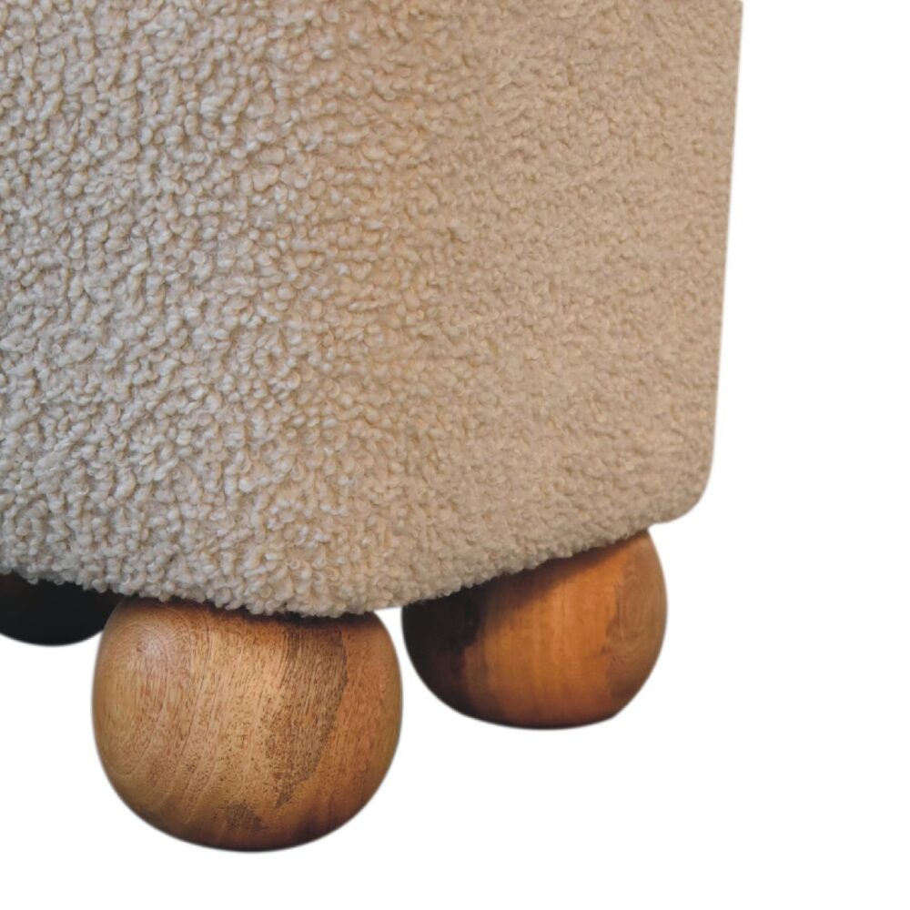 Serenity Square Footstool with Ball Feet for wholesale