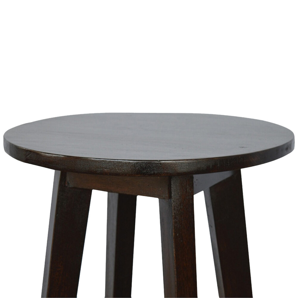 Walnut Finish Bar Stool with Undercarriage dropshipping