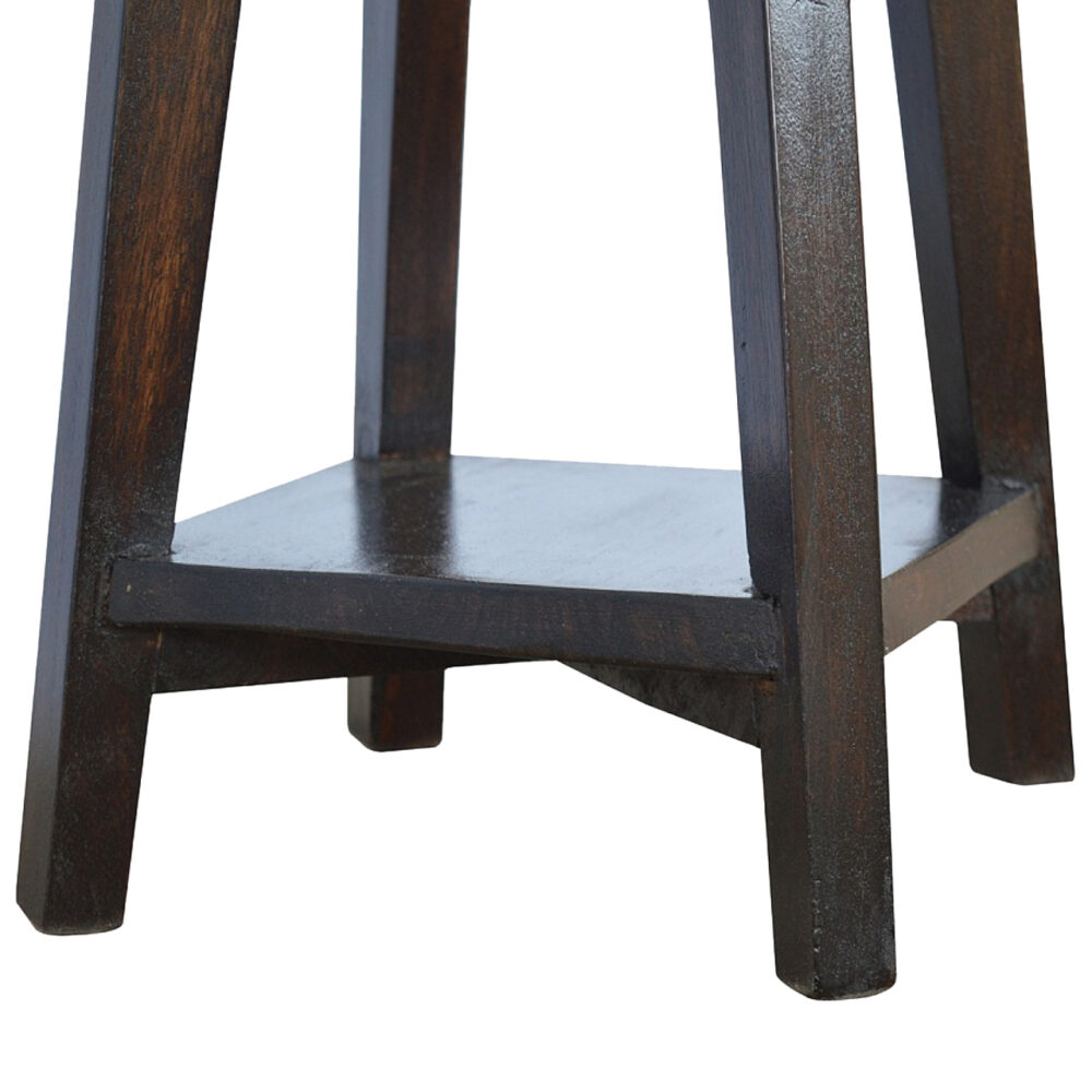 Walnut Finish Bar Stool with Undercarriage for resell